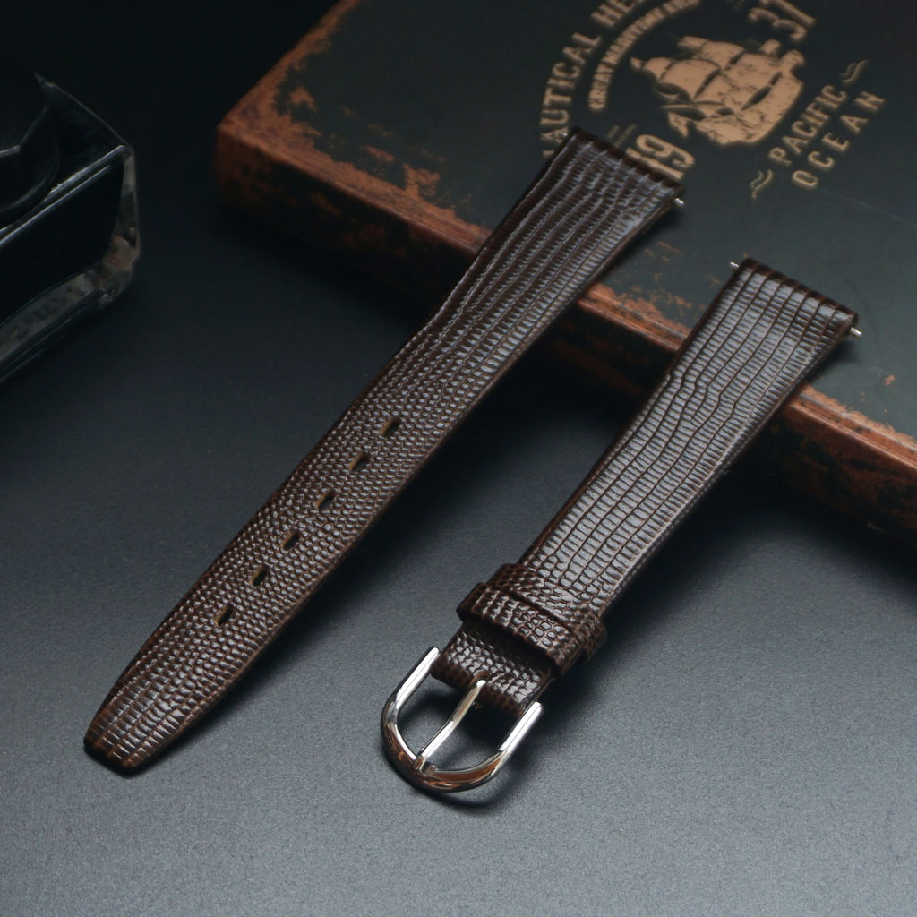 Vintage Lizard Leather Watch Strap