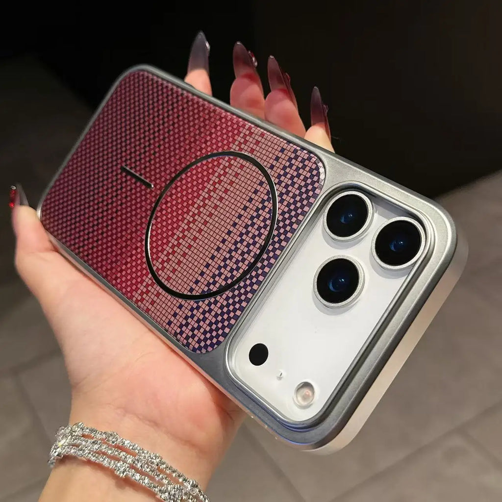 Carbon Fiber Magnetic cozy Case for iPhone 14–17 Series