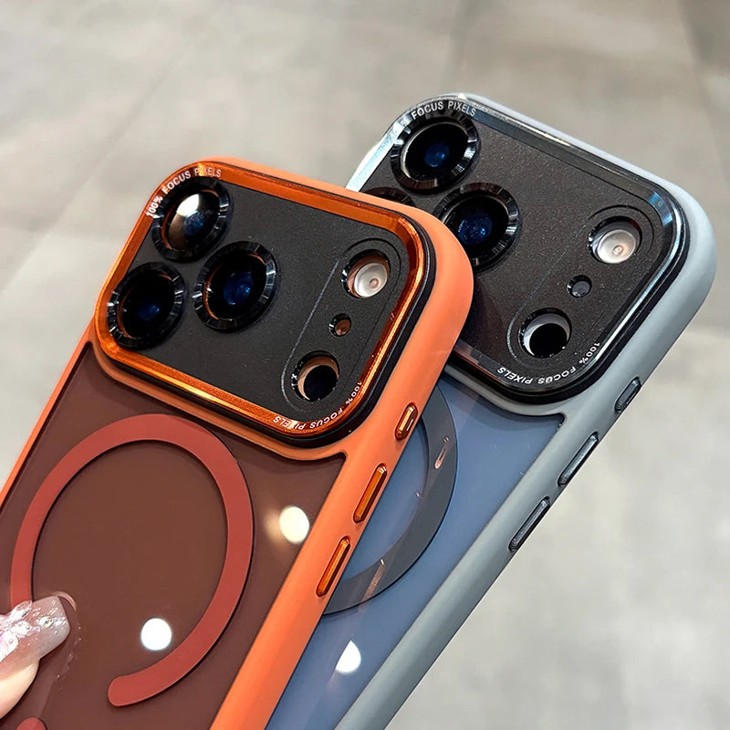 Magnetic Magsafe Clear Bumper Case for iPhone 11–17