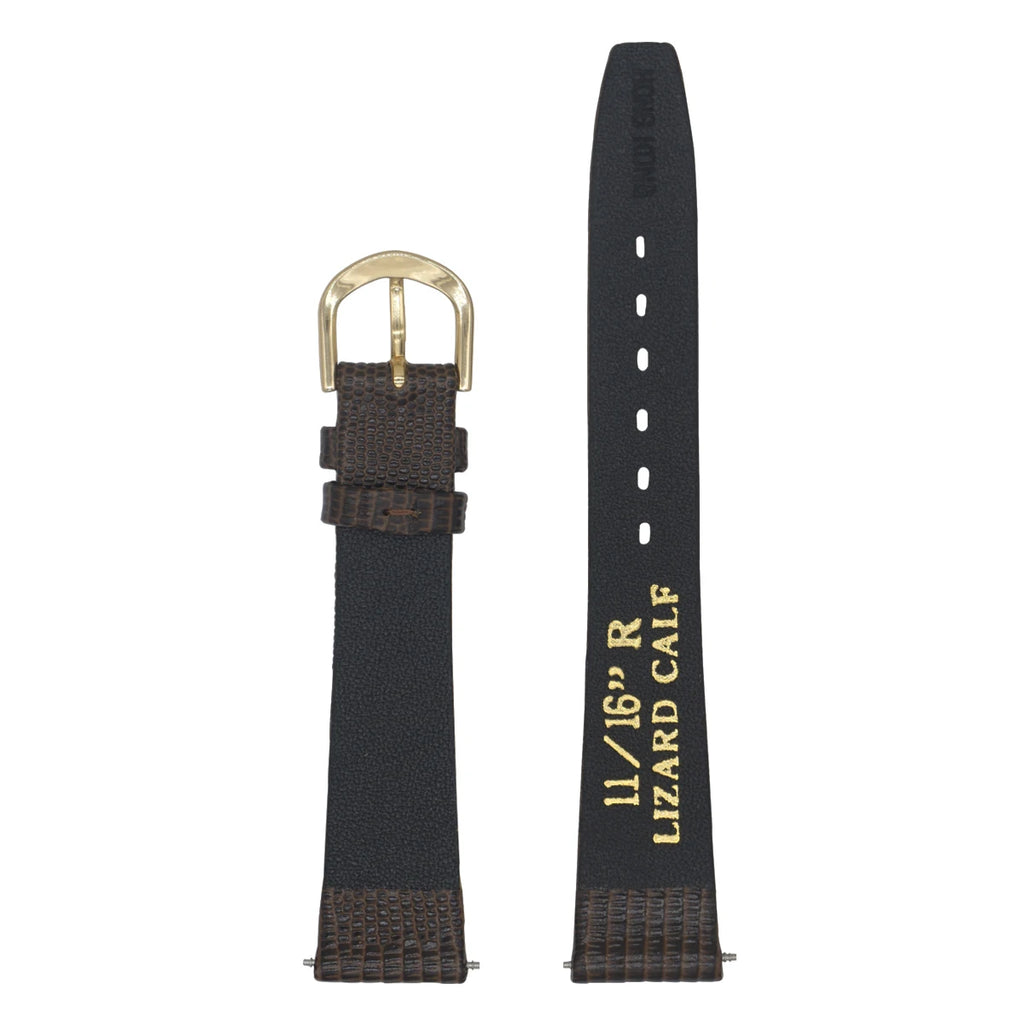 Vintage Lizard Leather Watch Strap