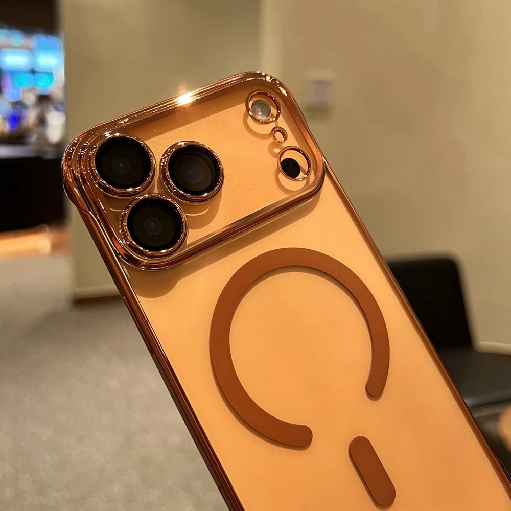 Frameless Magsafe Case for iPhone 17 / 16 / 15 / 14 / 13 Pro Max / Air