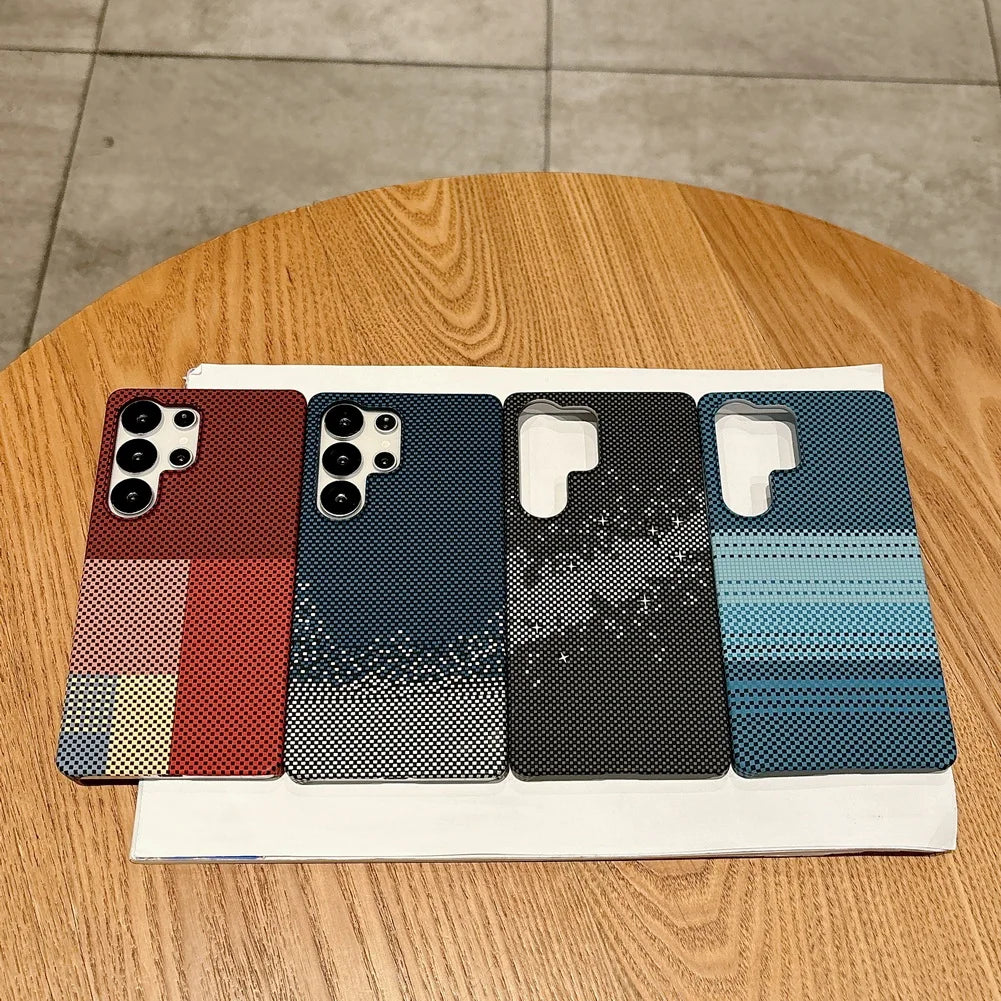 Carbon Wireless Magsafe Case – Samsung S21–S25 Series