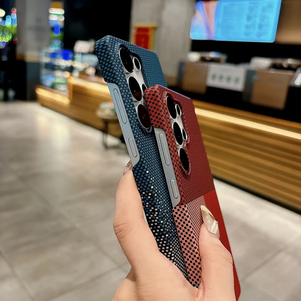 Carbon Wireless Magsafe Case – Samsung S21–S25 Series