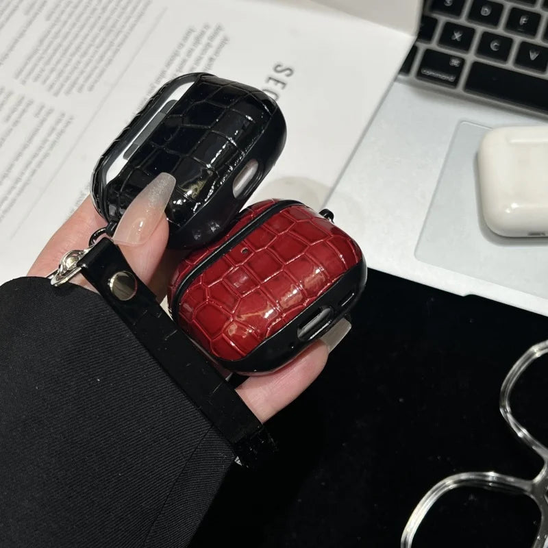 Luxury Alligator Pattern Earphone Cover