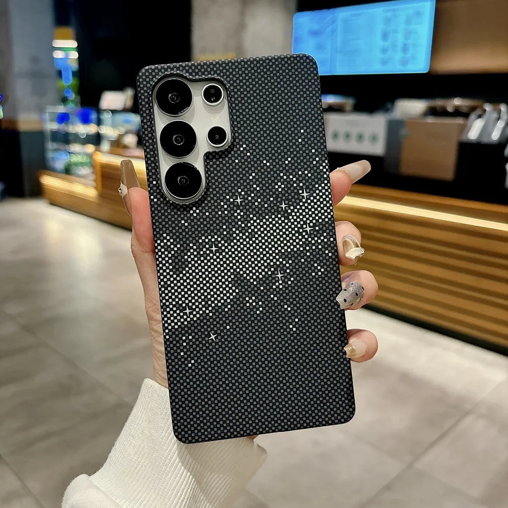 Carbon Wireless Magsafe Case – Samsung S21–S25 Series