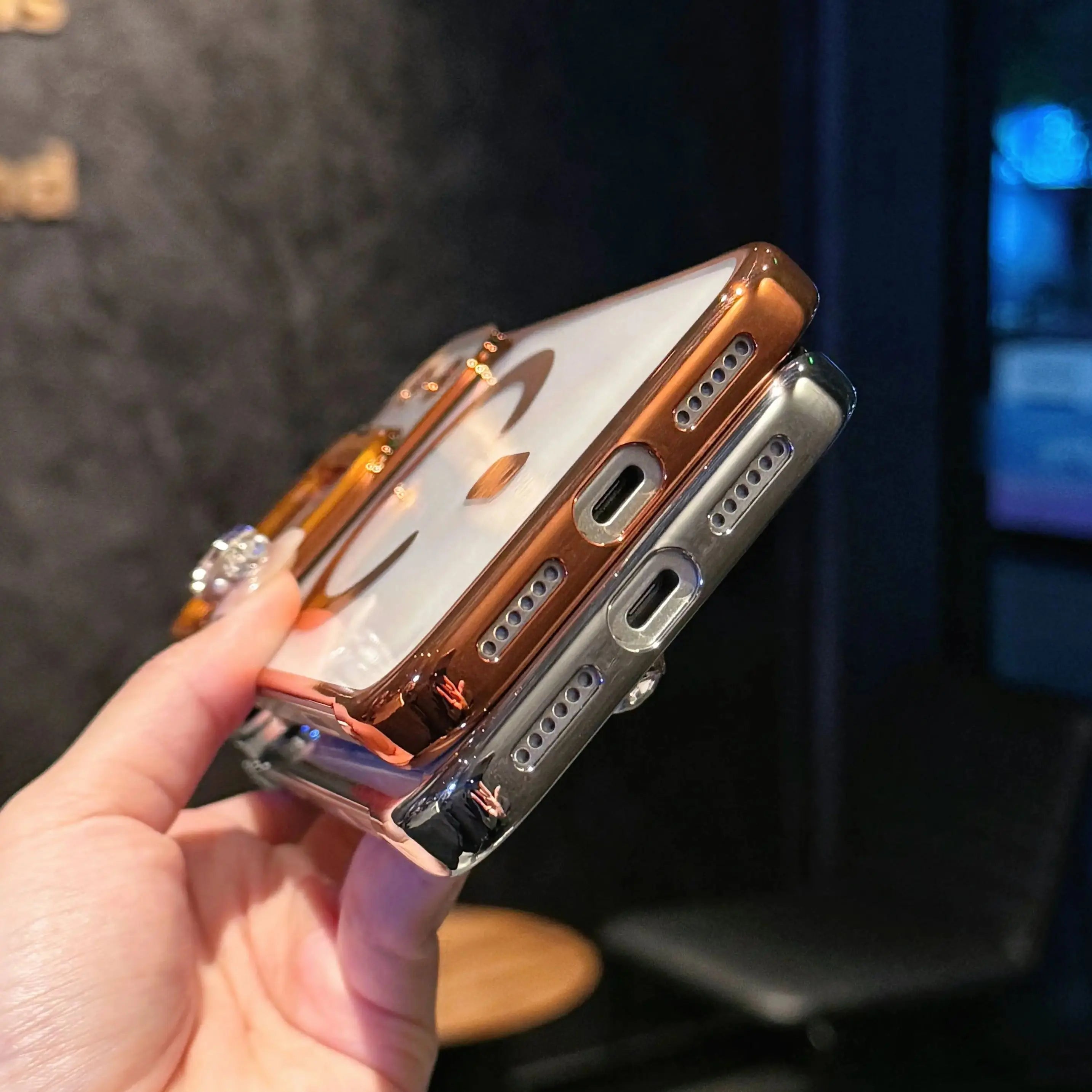 Luxury Plating Broderless Ultra Thin Magsafe Case for iPhone 17 16 15 14