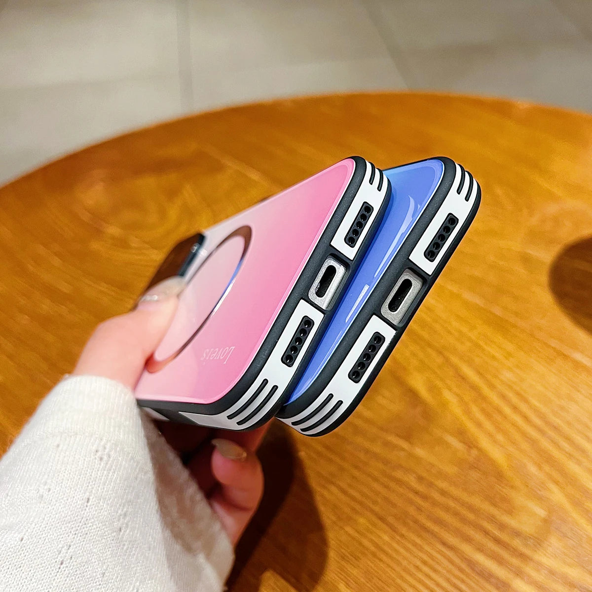 Magnetic Glass Case for iPhone 17 / 17 Pro / Pro Max / Air