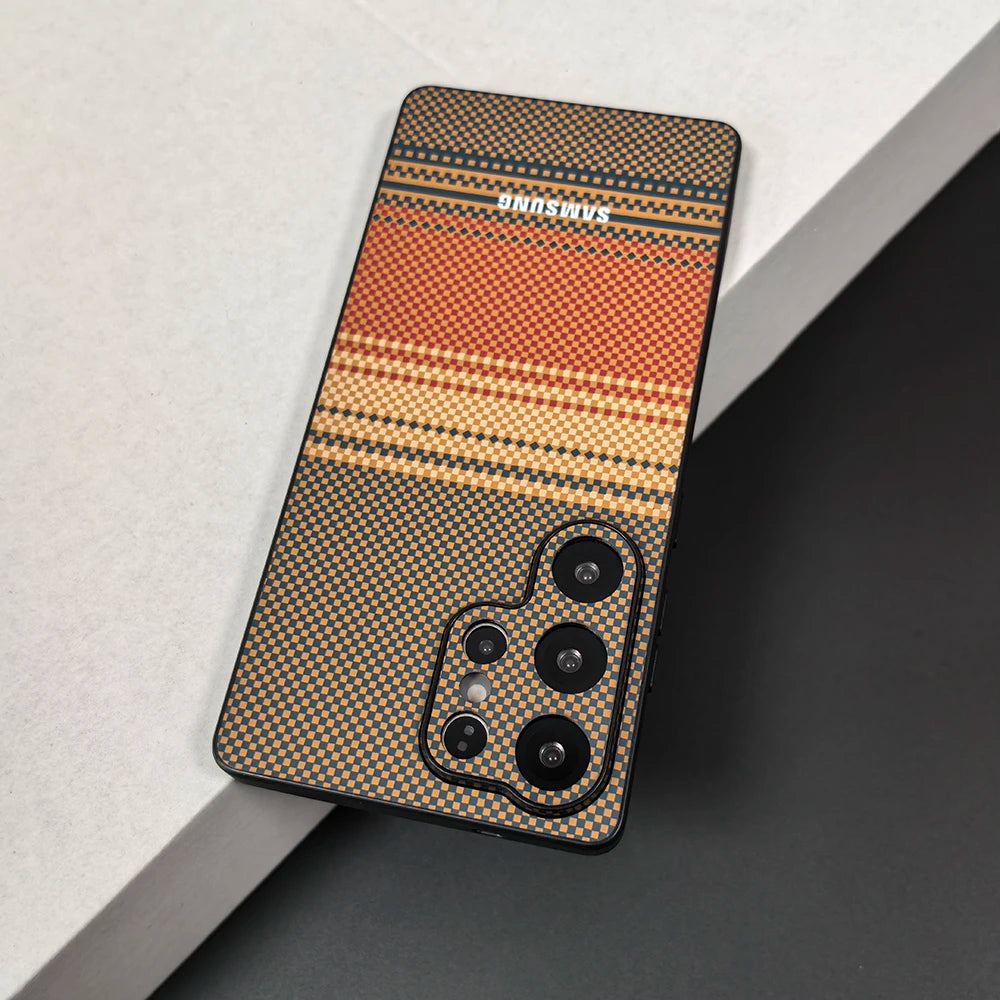 Sunset Color Block Case for Samsung – Shockproof Magnetic Cover