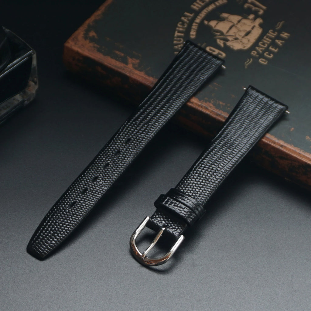 Vintage Lizard Leather Watch Strap