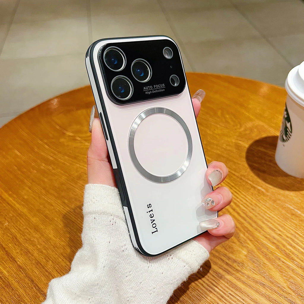 Magnetic Glass Case for iPhone 17 / 17 Pro / Pro Max / Air