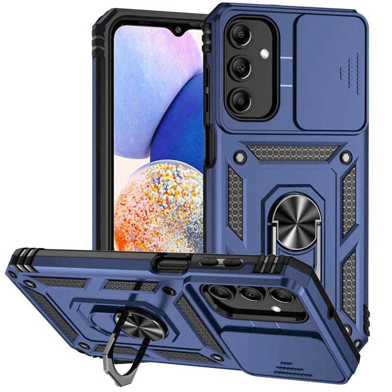 Slide Lens Armor Case for Samsung
