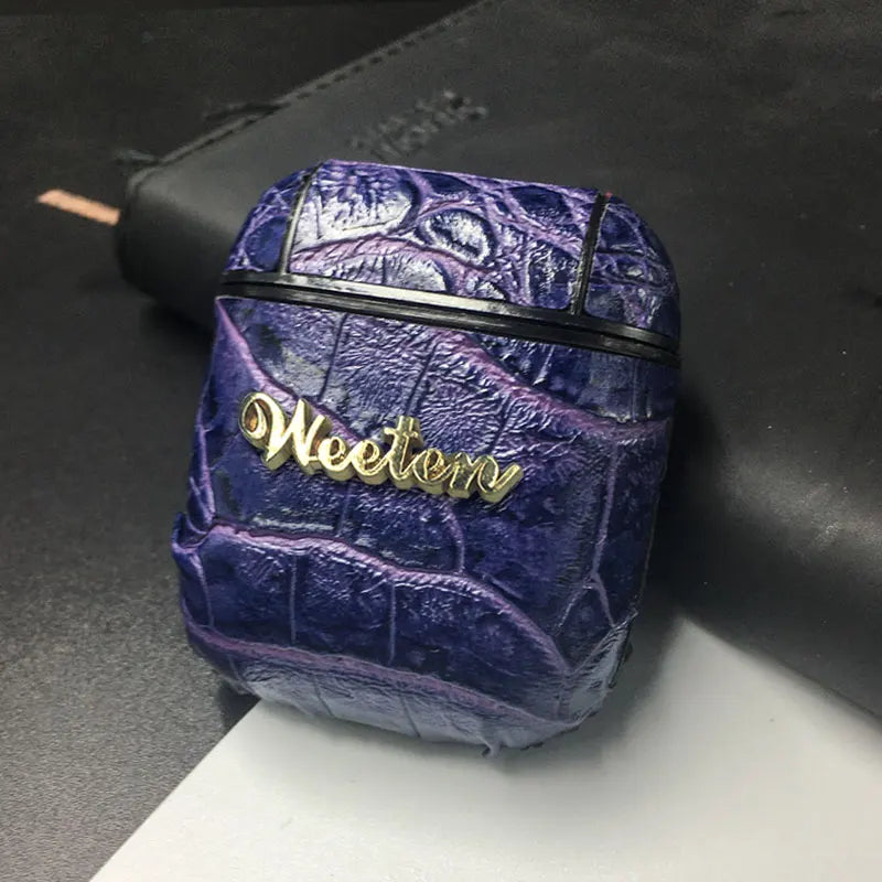 Leather AirPods Case (1–3 & Pro)