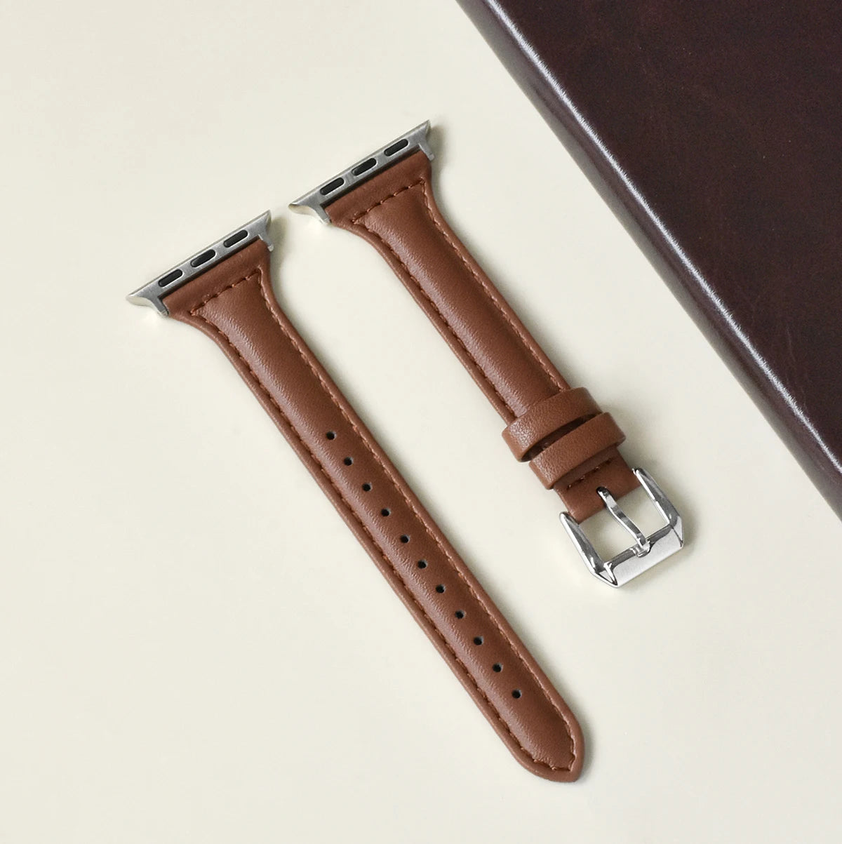 Slim Leather Apple Watch Band (All Series)