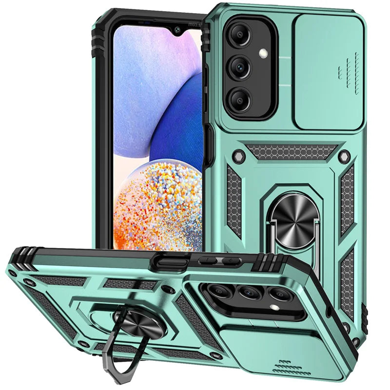 Slide Lens Armor Case for Samsung