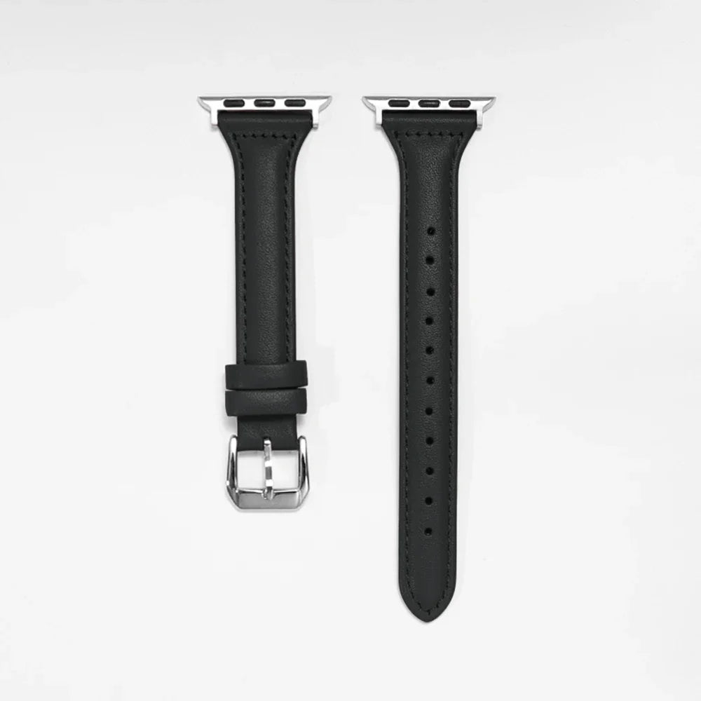 Slim Leather Apple Watch Band (All Series)