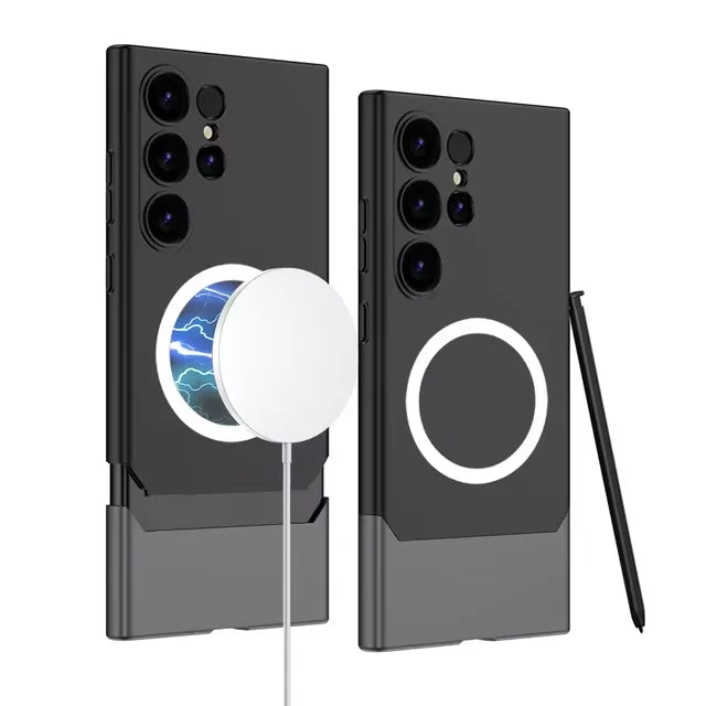 MagSafe Wireless Charging Shockproof Matte Hard Case for Samsung Galaxy S24 Ultra