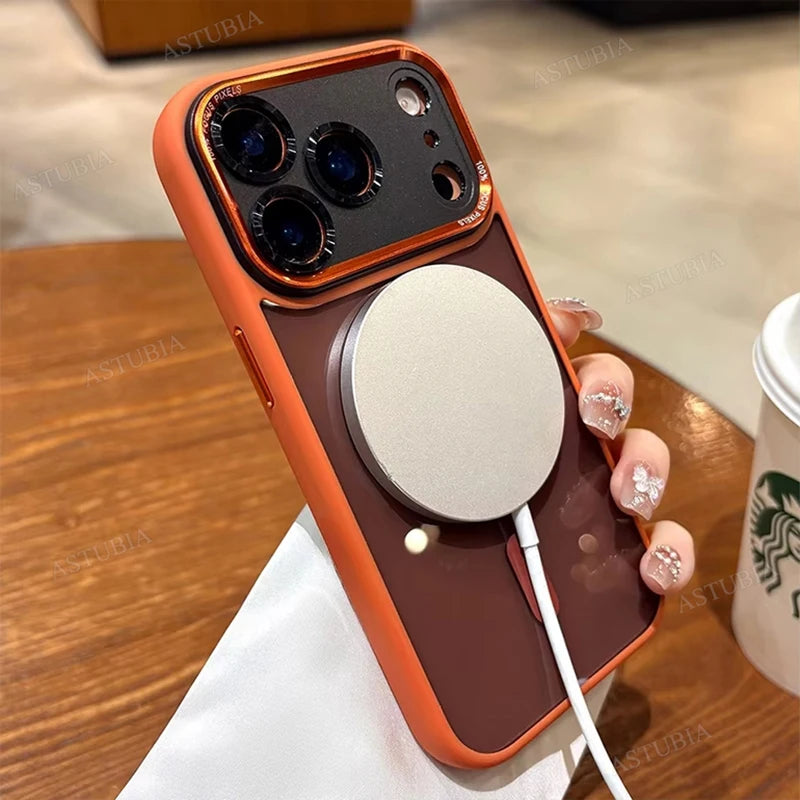 Magnetic Magsafe Clear Bumper Case for iPhone 11–17