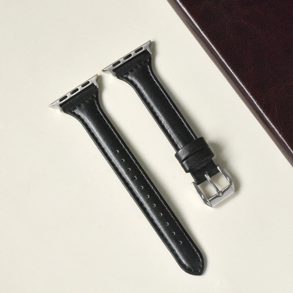 Slim Leather Apple Watch Band (All Series)