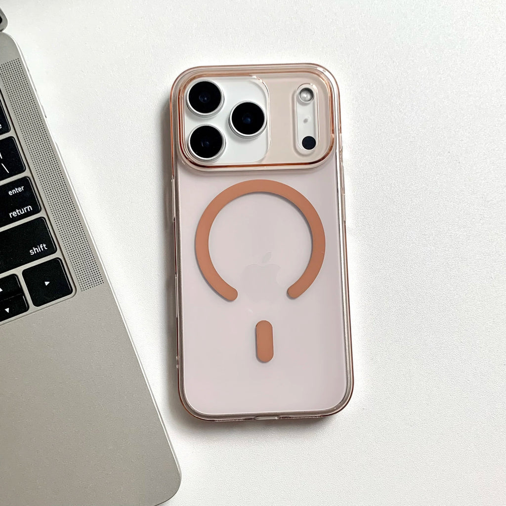 Transparent Hard Clear Magsafe Case for iPhone 12 / 13 / 14 / 15 / 16 / 17 Pro Max / Plus / Air