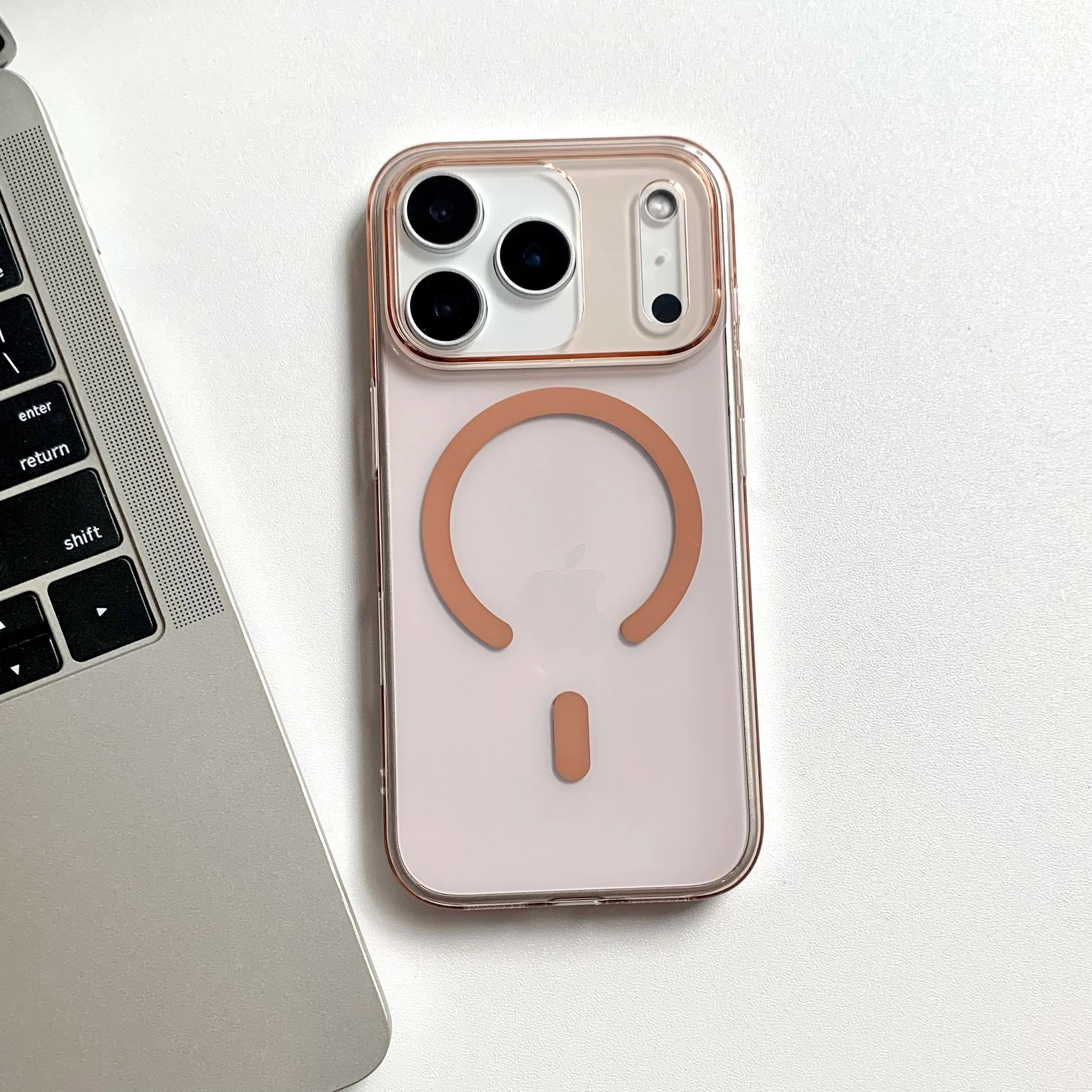 Transparent Hard Clear Magsafe Case for iPhone 12 / 13 / 14 / 15 / 16 / 17 Pro Max / Plus / Air