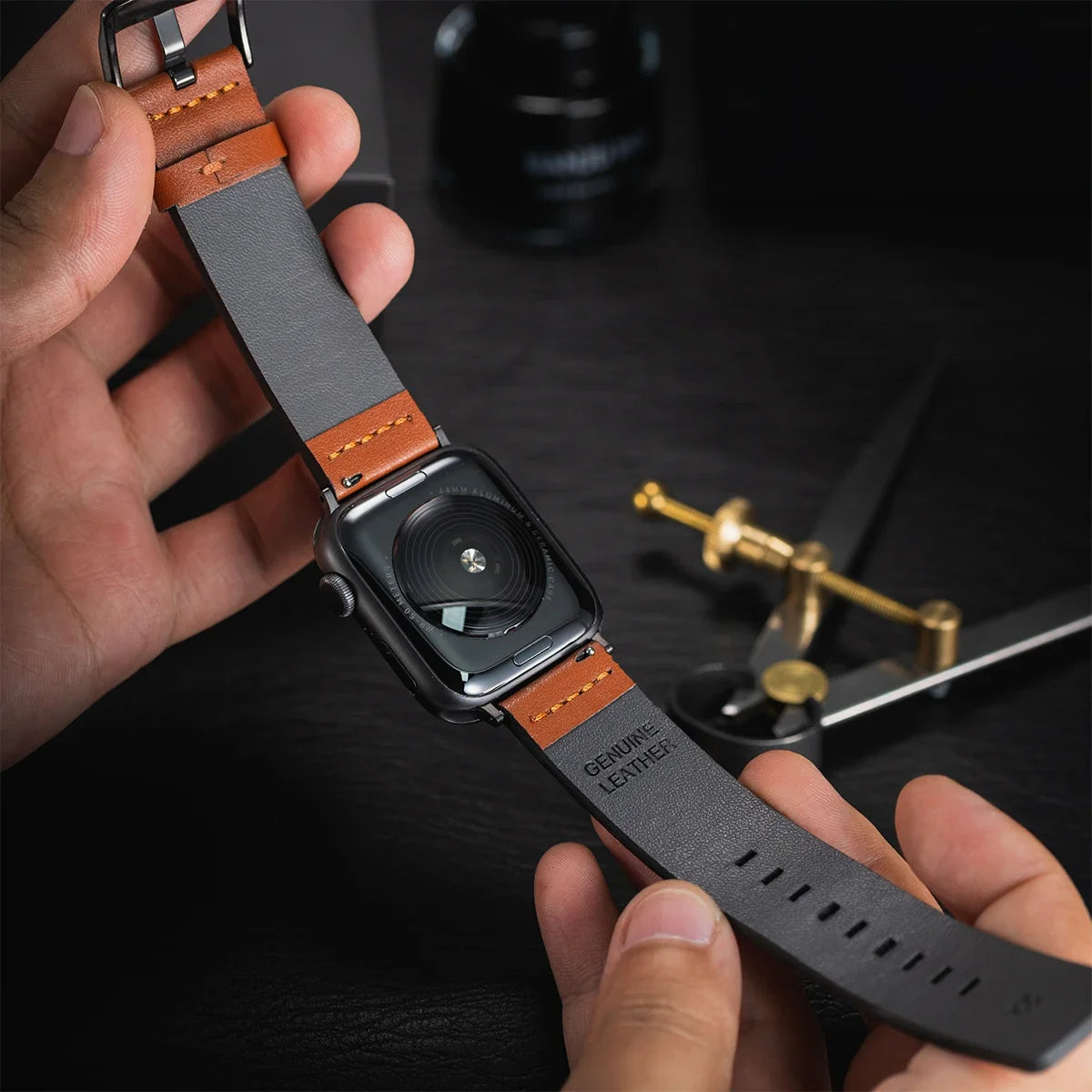Leather Strap for Apple Watch Ultra & Series