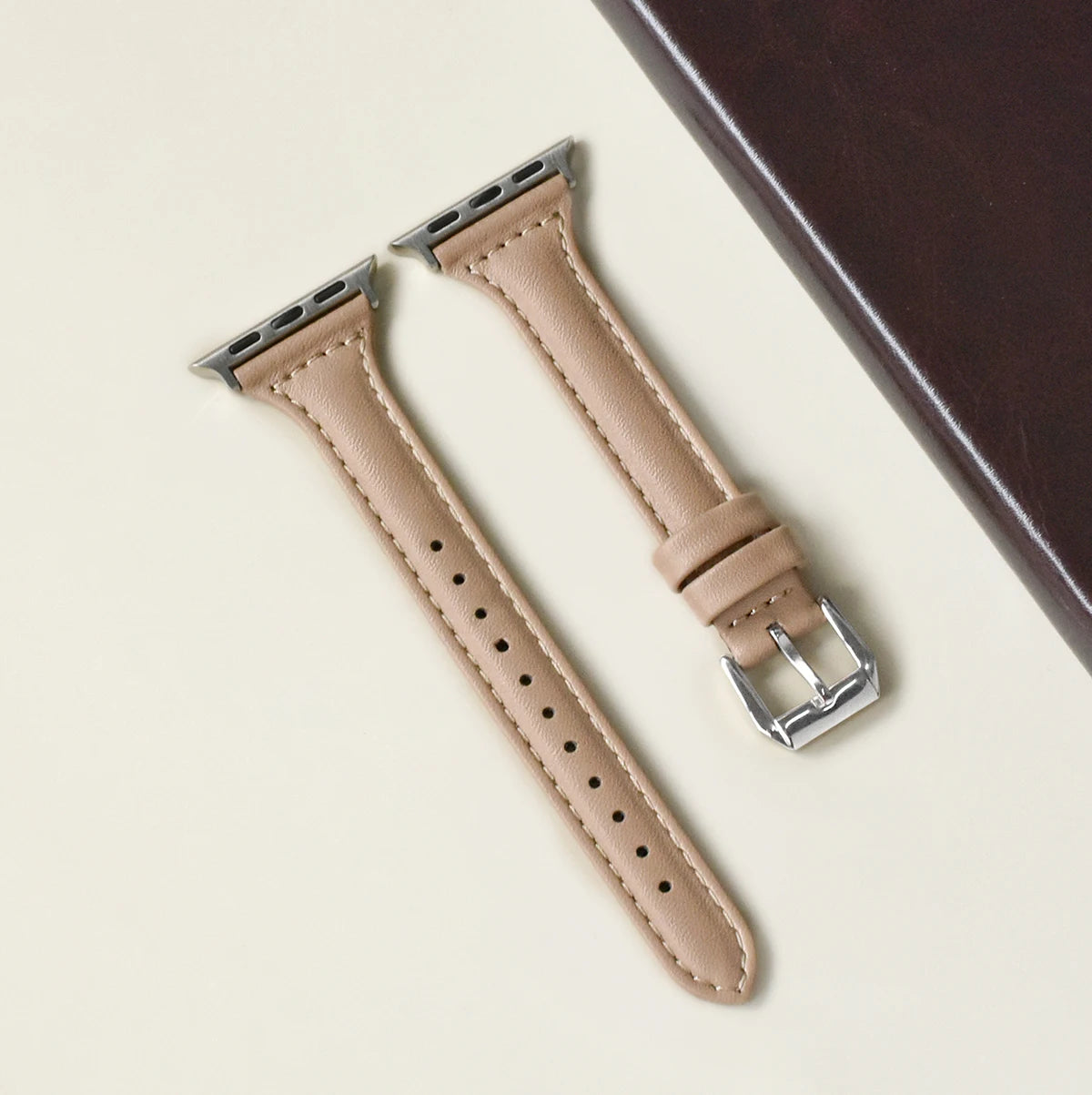 Slim Leather Apple Watch Band (All Series)