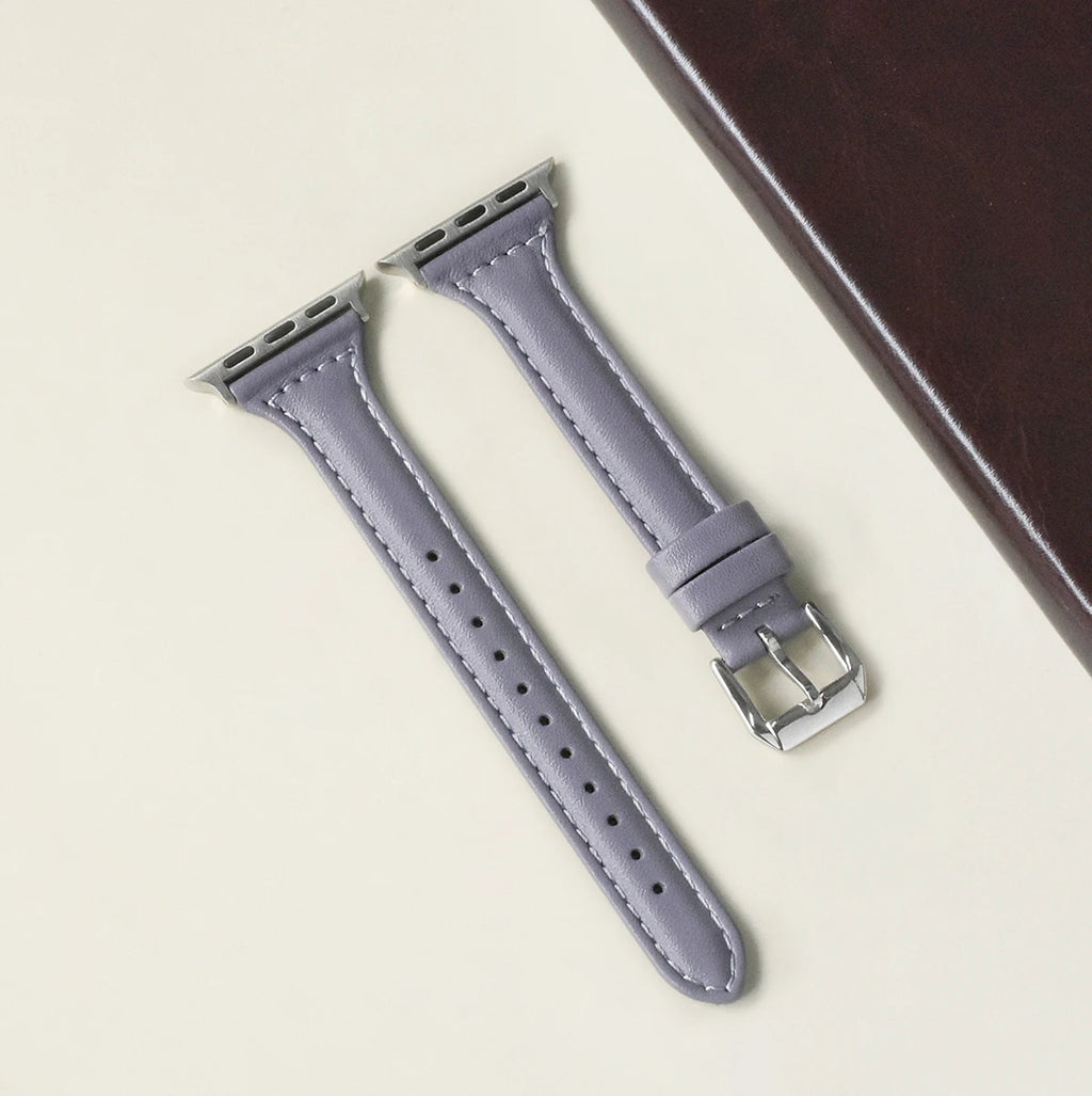 Slim Leather Apple Watch Band (All Series)