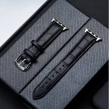 Bamboo Leather Apple Watch Strap