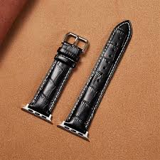 Bamboo Leather Apple Watch Strap